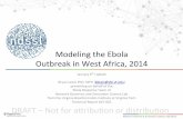 Modeling the Ebola Outbreak in West Africa January 6th 2015 update