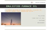 Emulsified HFO in the Power Sector
