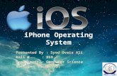 iOS I phone operating system
