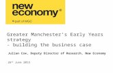 Greater Manchester’s Early Years strategy- building the business case