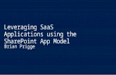 SVSPUG Leveraging SaaS using App Model