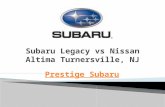 Subaru Legacy vs Nissan Altima Turnersville, NJ
