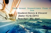 13 edited four great inventions by china henry and vincent