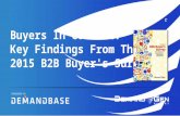 Key Findings from 2015 B2B Buyers Survey