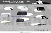 Fashion guide for mans
