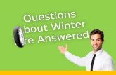 Questions About Winter Tyre Answered
