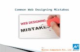 Common Web Designing Mistakes