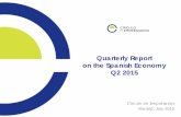 Quarterly report on the spanish economy Q2 2015