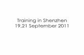 Training Shenzhen