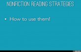 Nonfiction Reading Strategies