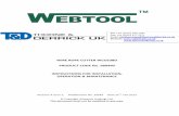Webtools WCOS38D (open sided) Wire Rope Cutters up to 38mm - Operation Manual