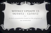 Weekly update 15