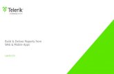 Building and Delivering Reports from your Web and Mobile Apps with Telerik Reporting