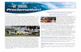 Proclamation Newsletter