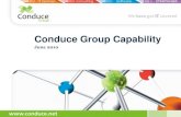 Conduce Group Capability  June 2010