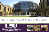 How to Start Your LSU Flores MBA Journey