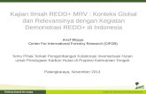 Kajian Ilmiah REDD+ MRV : Konteks Global dan Relevansinya dengan Kegiatan Demonstrasi REDD+ di Indonesia