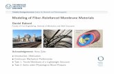 Modeling of Fiber-Reinforced Membrane Materials