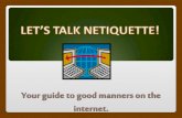 Netiquette powerpointbooth
