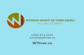 Wthree Group of Companies Ltd. Video Marketing PowerPoint