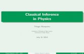 Classical inference in/for physics