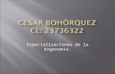Cesar bohórquez ergonomia