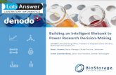 Building an Intelligent Biobank to Power Research Decision-Making