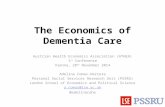 Economics of dementia care adelina comas herrera athea vienna 28 november 14