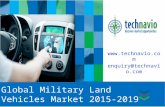 Global military land vehicles market 2015 2019