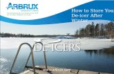 How to Store your De-Icer (after Winter)