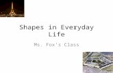 Shapes in Everyday Society