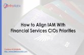 How to Align IAM With Financial Services CIOs Priorities (SlideShare)