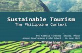 Sustainable Tourism (Field School Lecture)