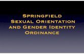 Springfield’s General Ordinance No. 6141, The Sexual Orientation & Gender Identity (SOGI). Only One Step in the LGBT Agenda