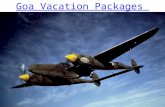 Goa vacation packages