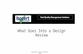 Isocert Solutions: What Goes Into a Design Review