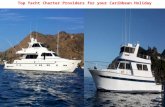 Top yacht charter providers for your caribbean holiday
