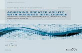 TDWI Best Practices Report- Achieving Greater Agility with Business Intelligence