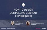 How to Design Compelling Content Experiences