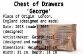 Chest of drawers ‘george’