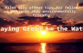 Boating Tips to Stay Green