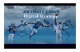 Detroit Lions Digital Strategy- NMDL