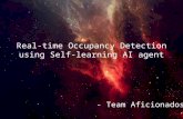 Real time occupancy detection using self-learning ai agent