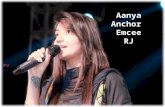 the best anchor in chandigarh aanya singh