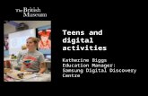 Teens and digital activities in museums