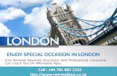 Enjoy special occasion in london