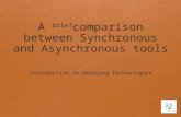 Synchronous and asynchronous tools1