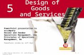 Designing of goods n services