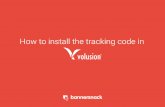 How to Install the Tracking Code in Volusion