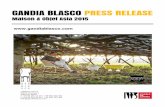 Gandia Blasco Press Release Maison & Objet Asia 2015